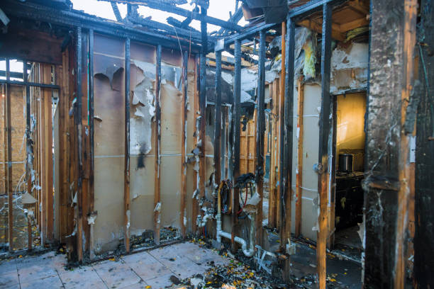 Professional Emergency Fire Cleanup technician working in Plains, MT